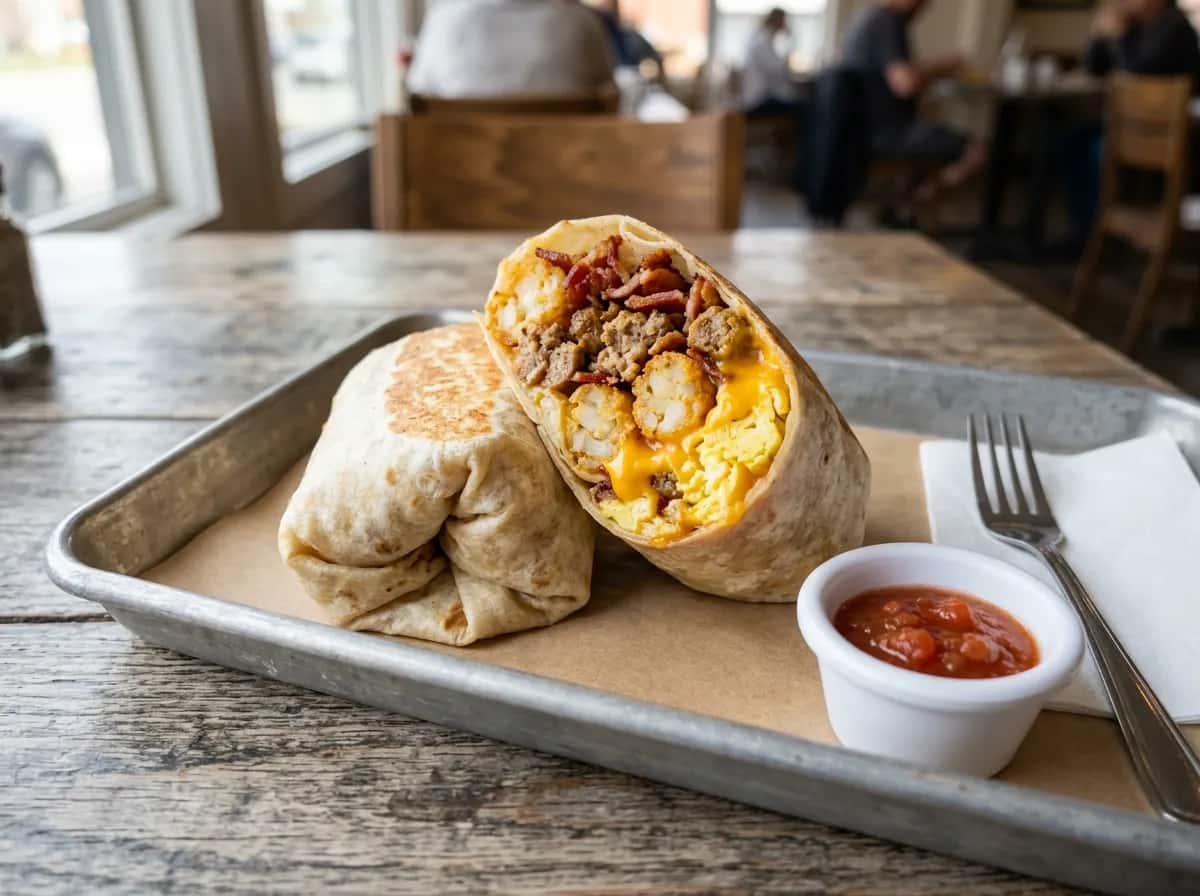 Ultimate Meat & Cheese Breakfast Burrito at Sonic Drive-In, Breakfast menu 2026