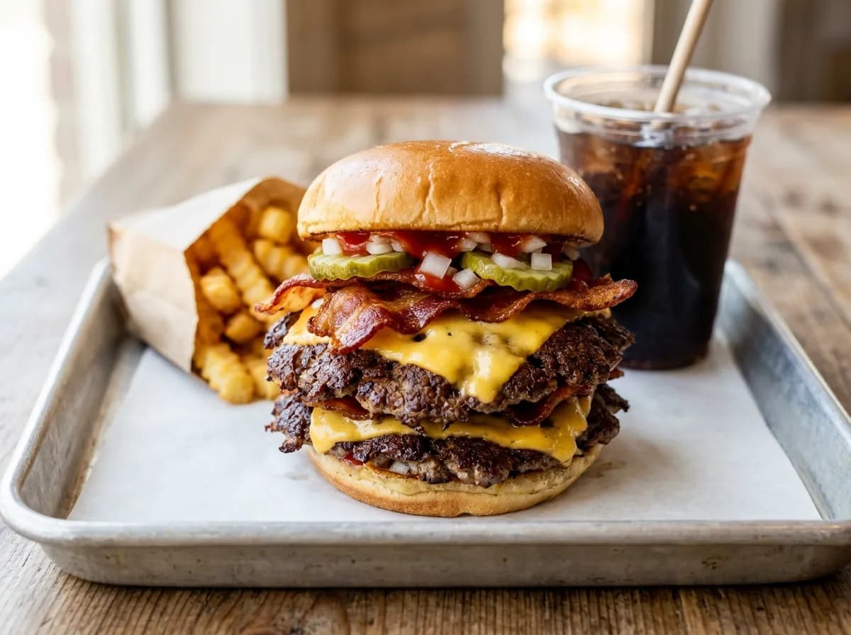 All-American Bacon Triple SONIC Smasher