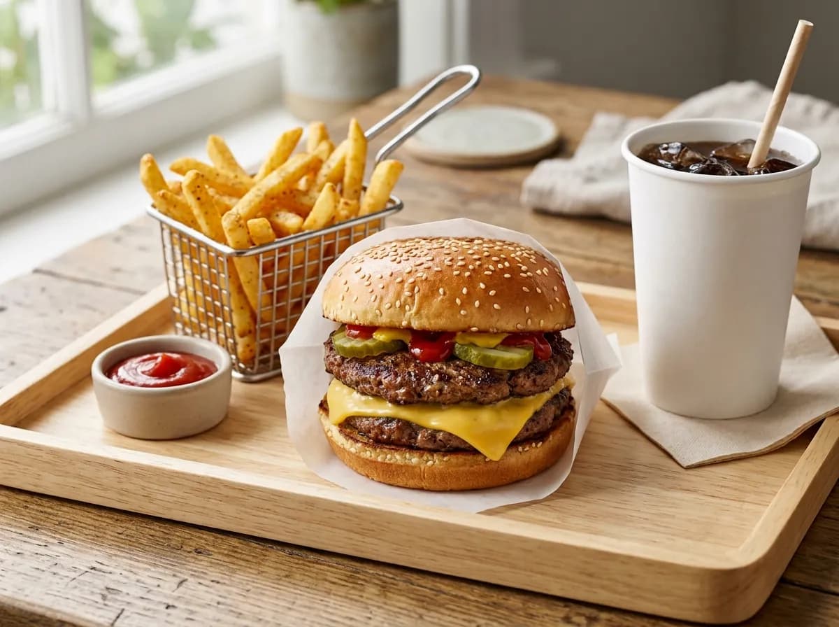 Jr Double Cheeseburger at Sonic Drive-In, Burgers menu 2026