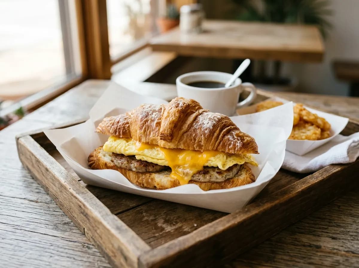 Sausage, Egg and Cheese CroisSONIC