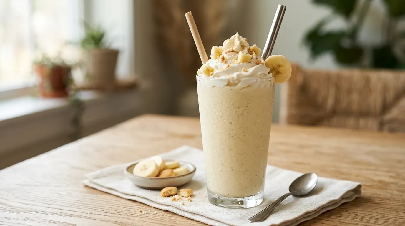 Banana Classic Shake, a vegetarian item on the Sonic Drive-In menu