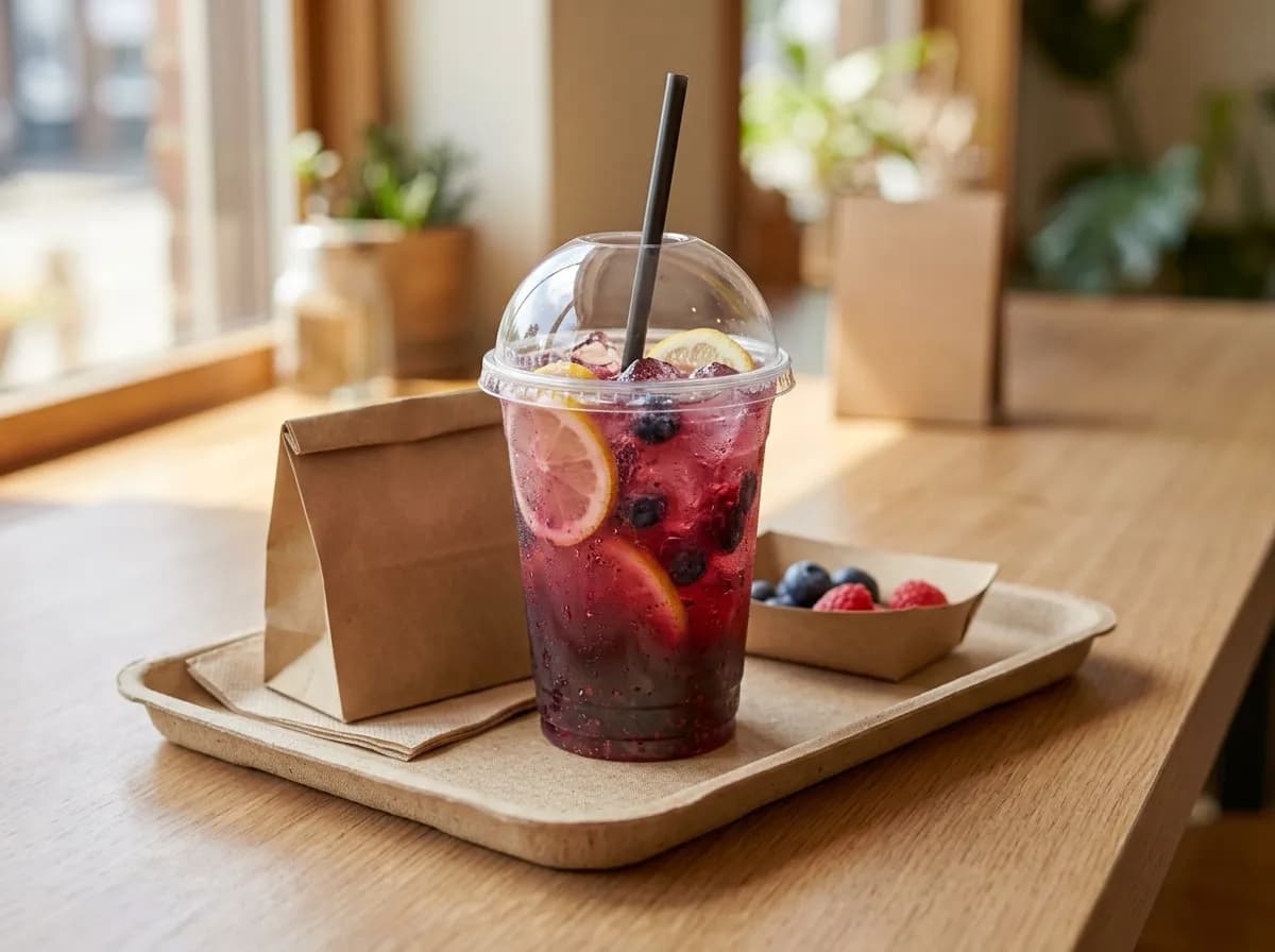 Berry Citrus Refresher, a vegetarian item on the Sonic Drive-In menu