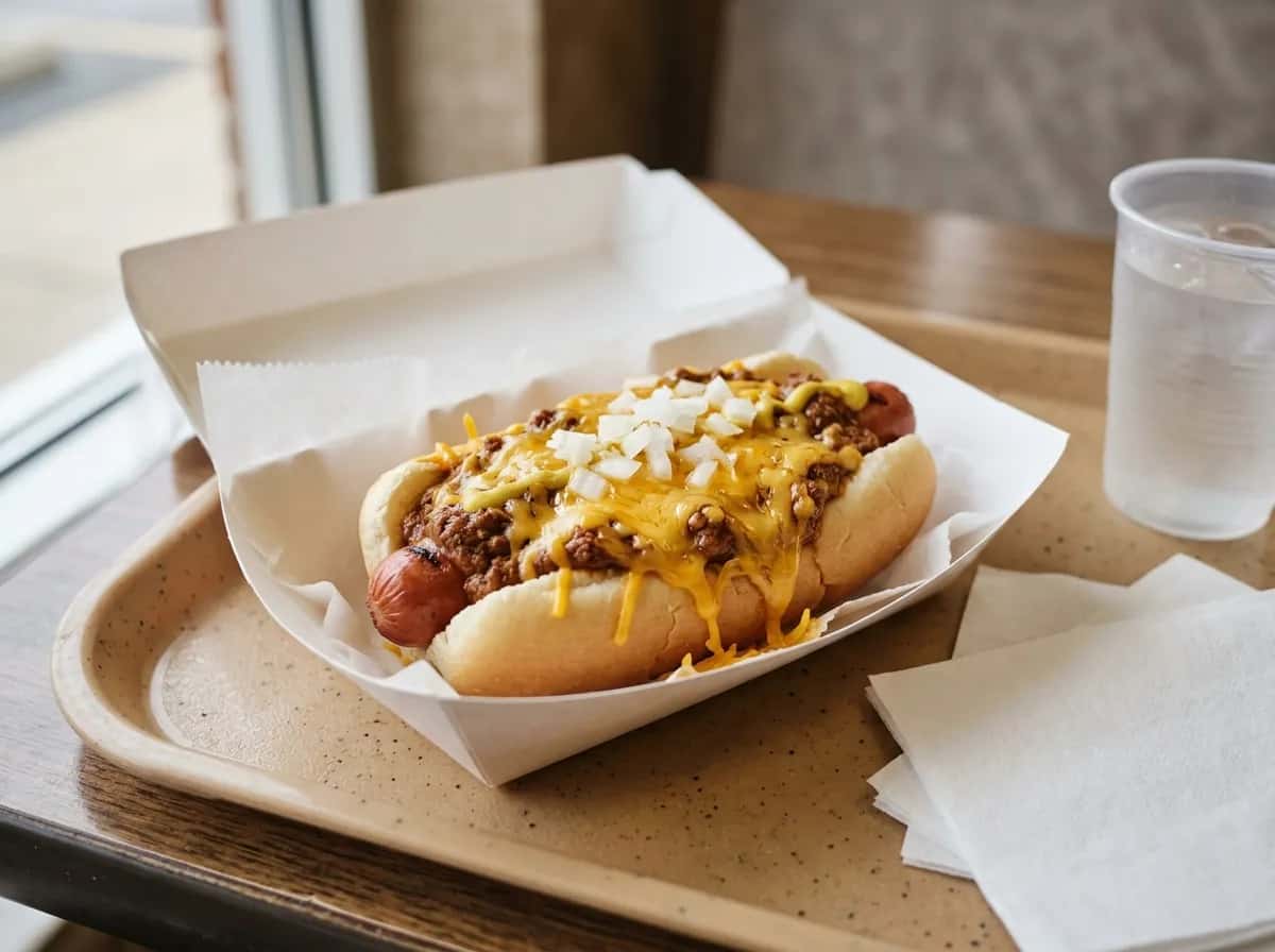 Chili Cheese Coney at Sonic Drive-In, Hot Dogs and Coneys menu 2026