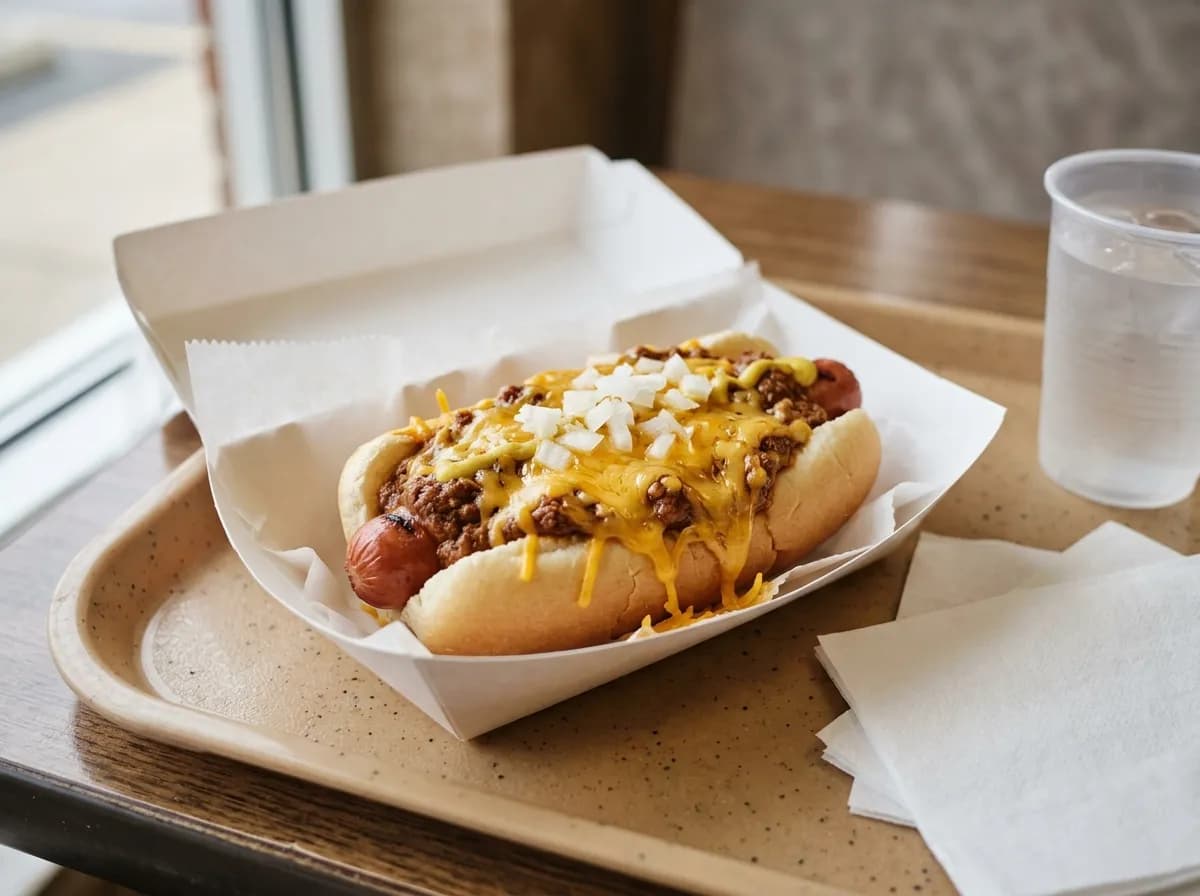 Chili Cheese Coney at Sonic Drive-In, Hot Dogs and Coneys menu 2026