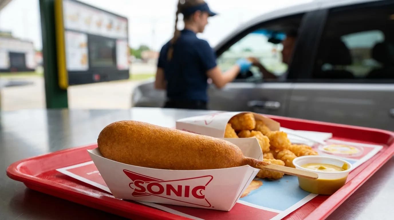 Corn Dog at Sonic Drive-In, Hot Dogs and Coneys menu 2026