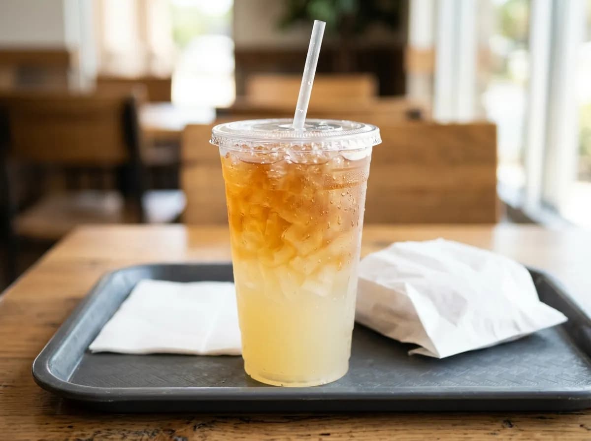 Half Unsweet Tea / Half Lemonade, a vegetarian item on the Sonic Drive-In menu