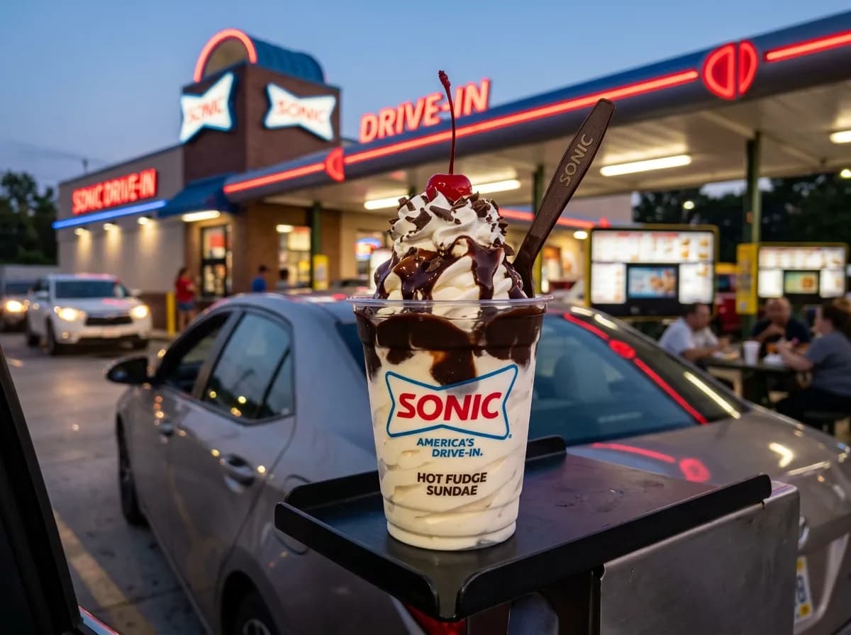 Hot Fudge Sundae at Sonic Drive-In, Shakes and Blasts menu 2026