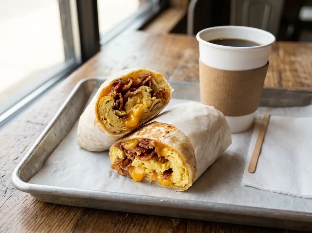 Jr. Bacon, Egg and Cheese Breakfast Burrito
