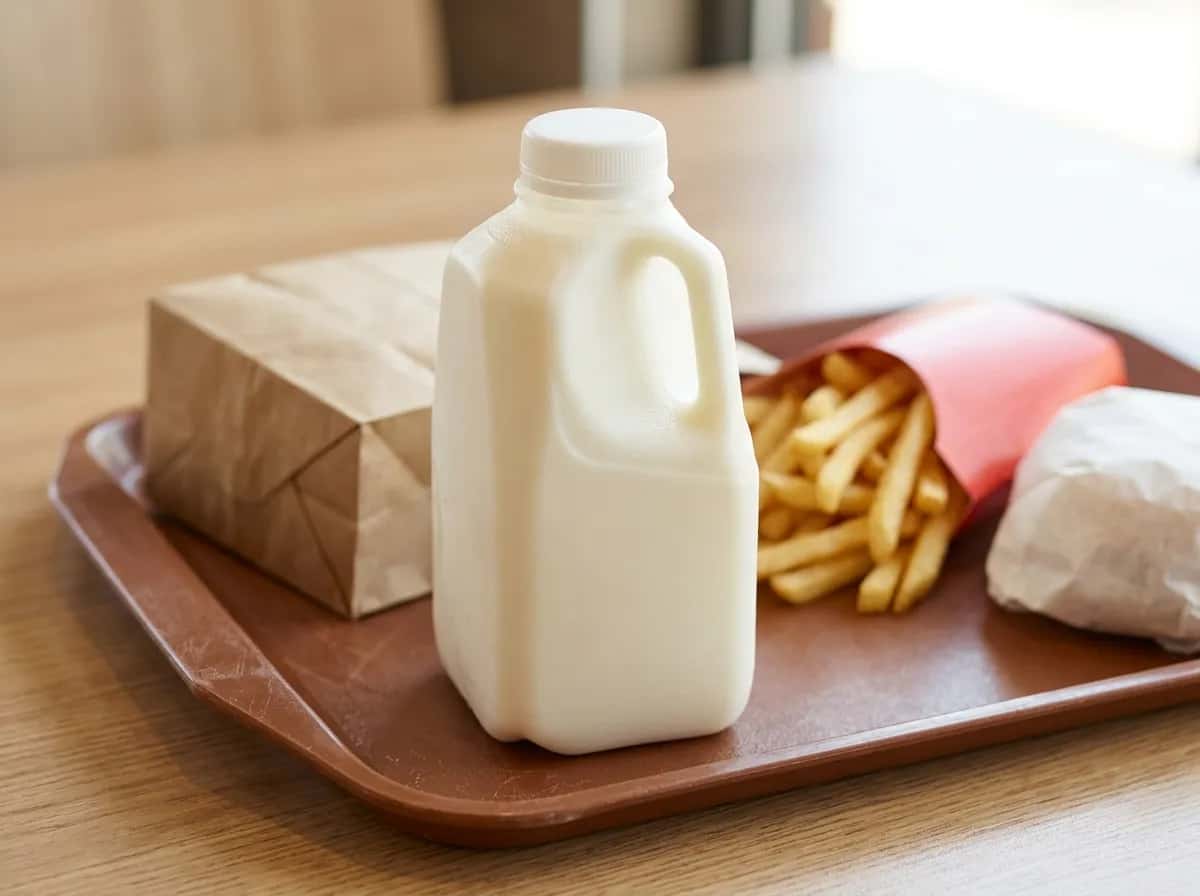 Milk Jug at Sonic Drive-In, Ice and Water menu 2026
