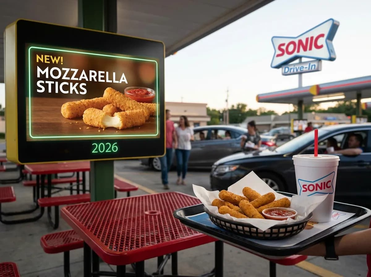 Mozzarella Sticks at Sonic Drive-In, Sides and Tots menu 2026