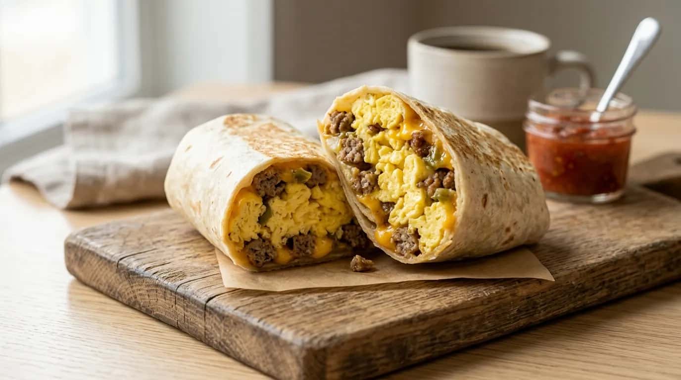 Sausage Breakfast Burrito at Sonic Drive-In, Breakfast menu 2026