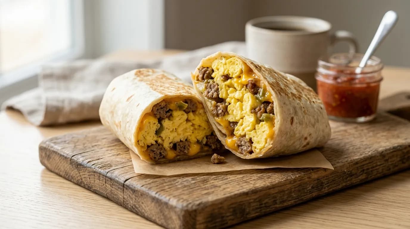 Sausage Breakfast Burrito at Sonic Drive-In, Breakfast menu 2026