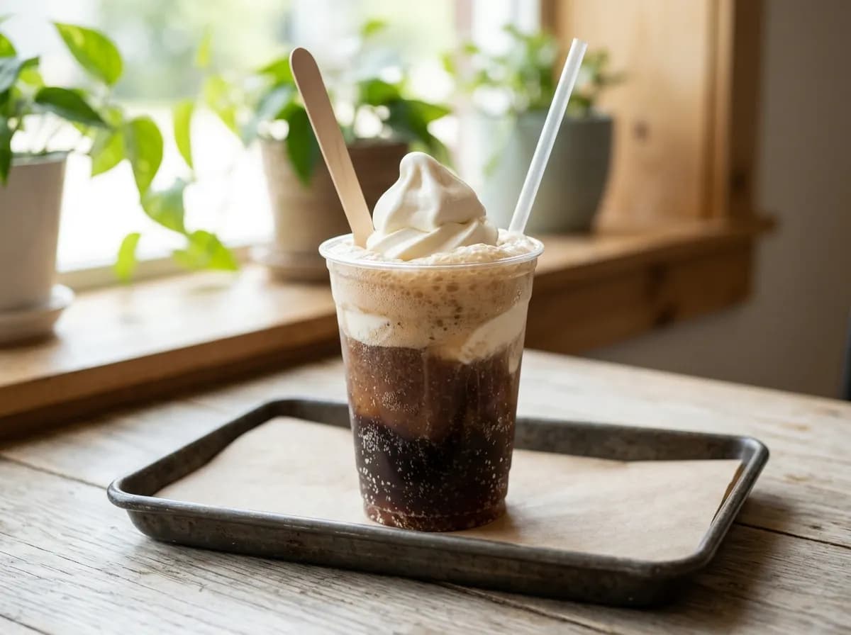 Small BARQ’S® Root Beer Float, a vegetarian item on the Sonic Drive-In menu