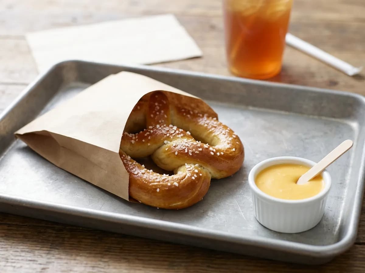 Soft Pretzel Twist, a vegetarian item on the Sonic Drive-In menu