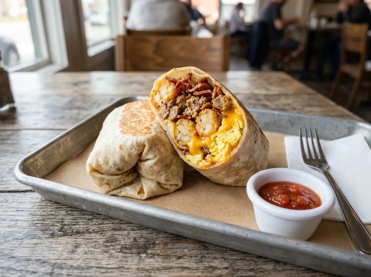 Ultimate Meat & Cheese Breakfast Burrito at Sonic Drive-In, Breakfast menu 2026